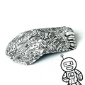 OriMouse Adventures - mouse pieghevole wireless edizione artistica, vista frontale