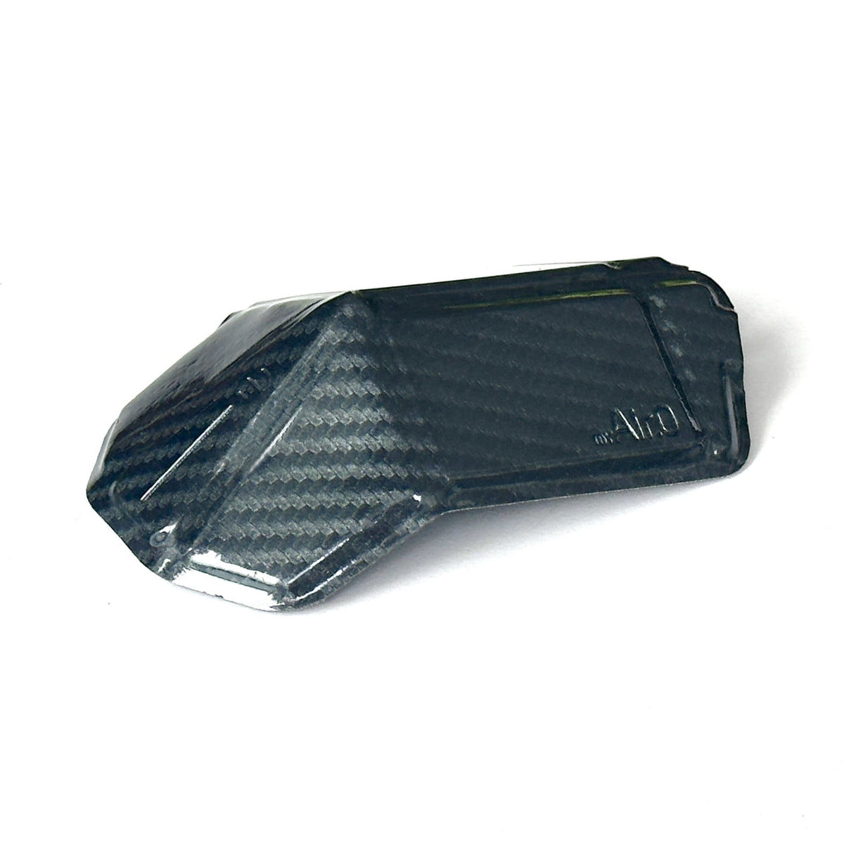 OrigamiMouse Carbon Shadow - mouse pieghevole wireless nero fumo, vista frontale
