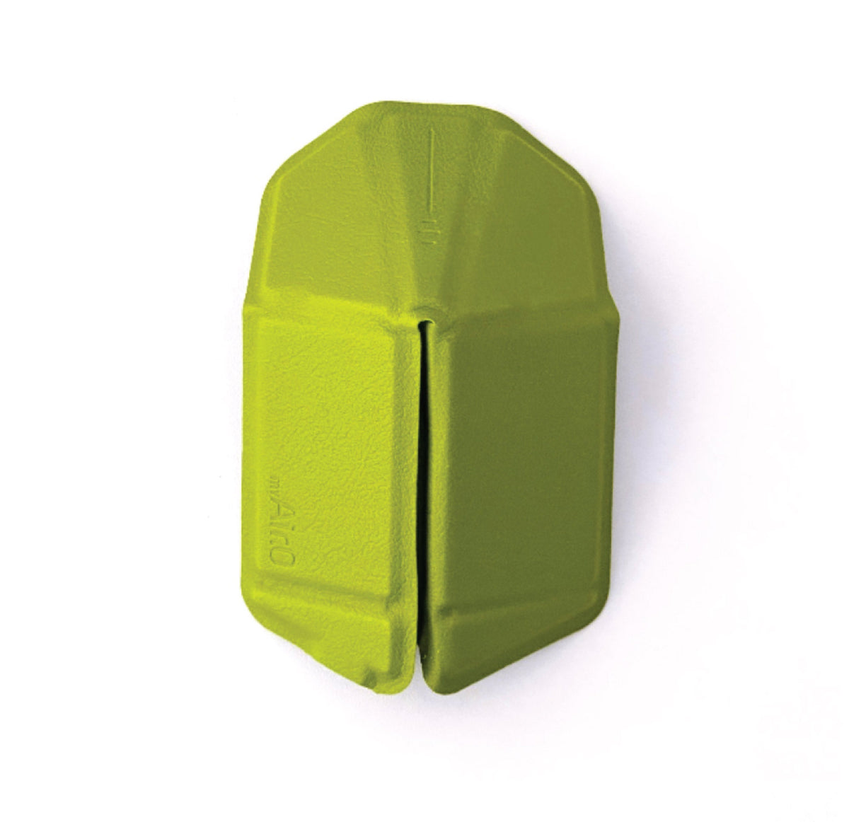 OrigamiMouse Lime Green - mouse pieghevole wireless verde lime, vista frontale
