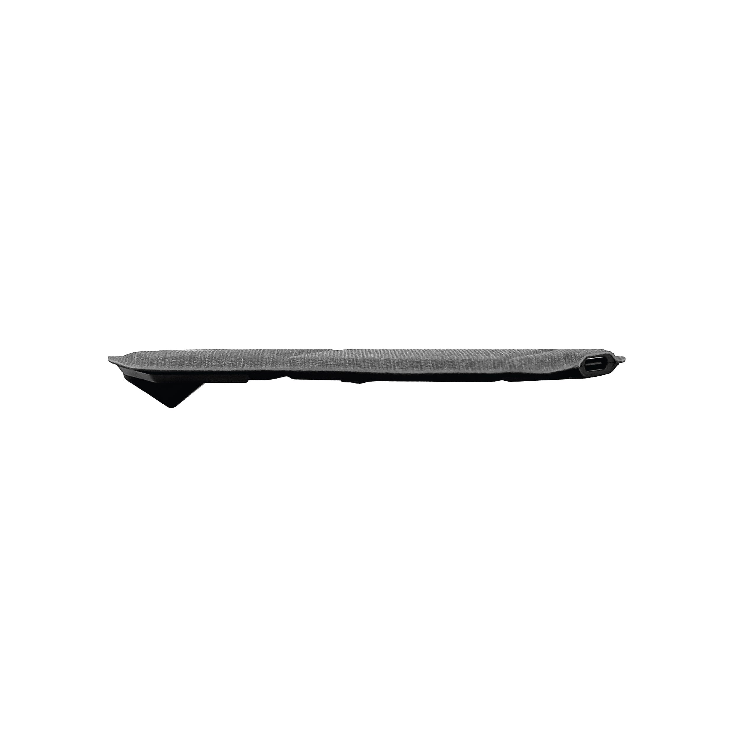 OrigamiMouse Mid Grey - mouse pieghevole wireless grigio medio, vista frontale