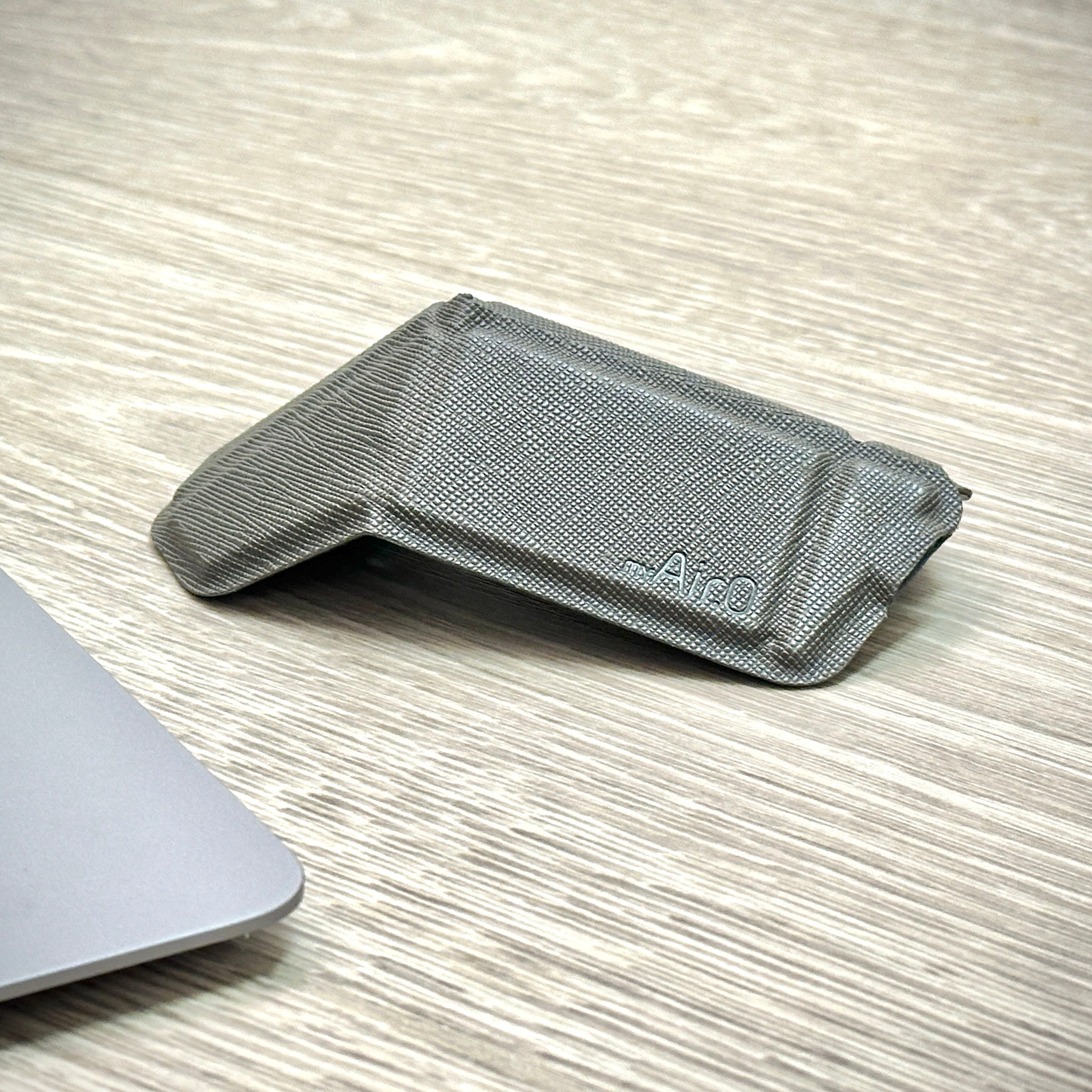 OrigamiMouse Moon Stone - mouse pieghevole wireless grigio perlato, vista frontale