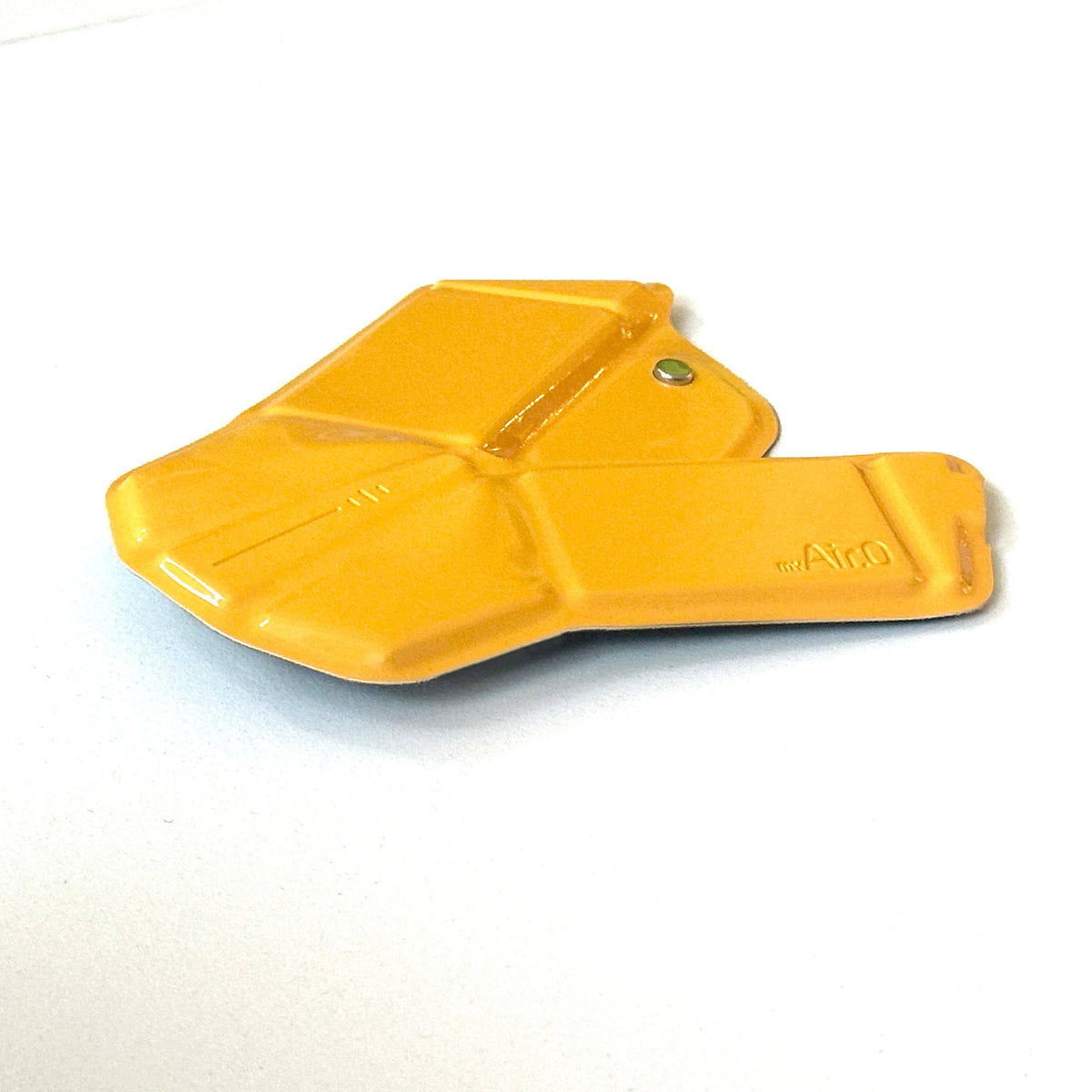 OrigamiMouse Racing Amber - mouse pieghevole wireless finitura glossy, vista frontale