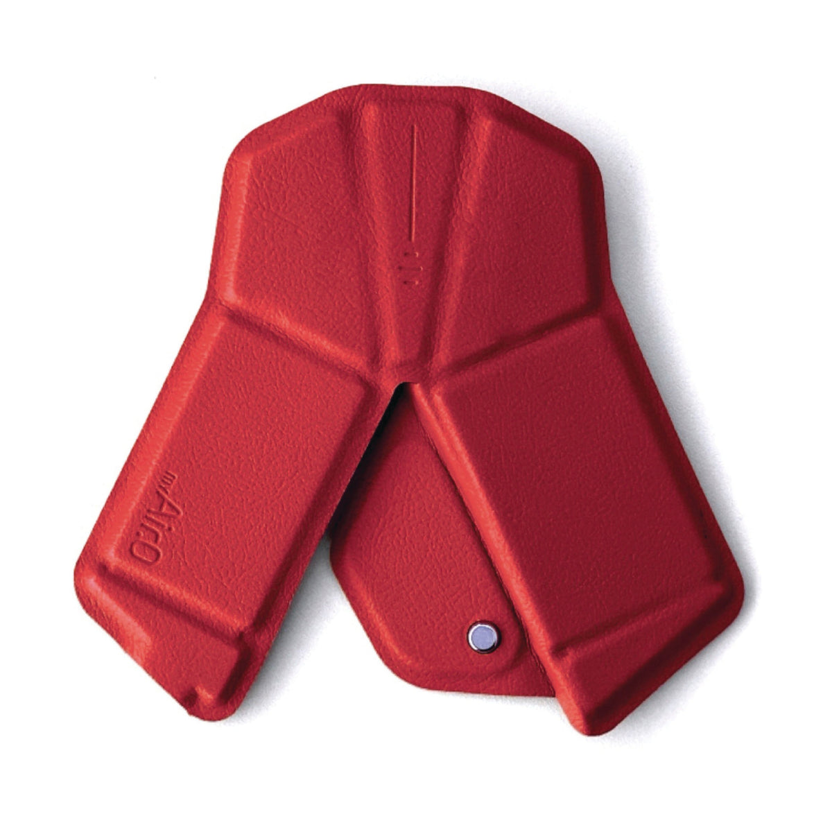 OrigamiMouse Racing Red - mouse pieghevole wireless rosso racing, vista frontale