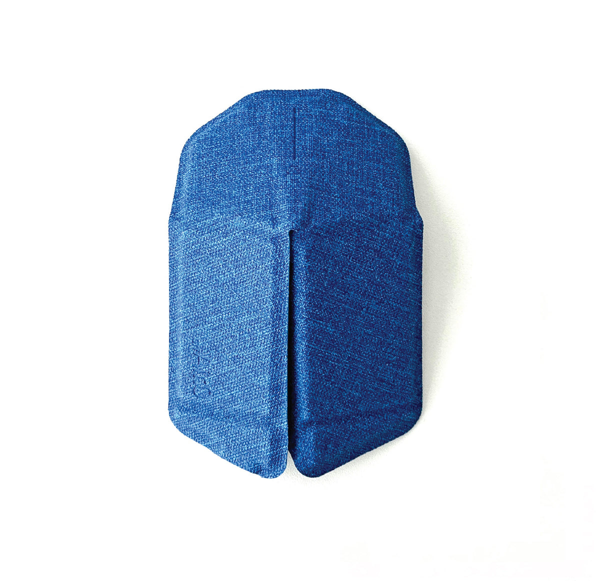 OrigamiMouse Royal Blue - mouse pieghevole wireless blu reale, vista frontale