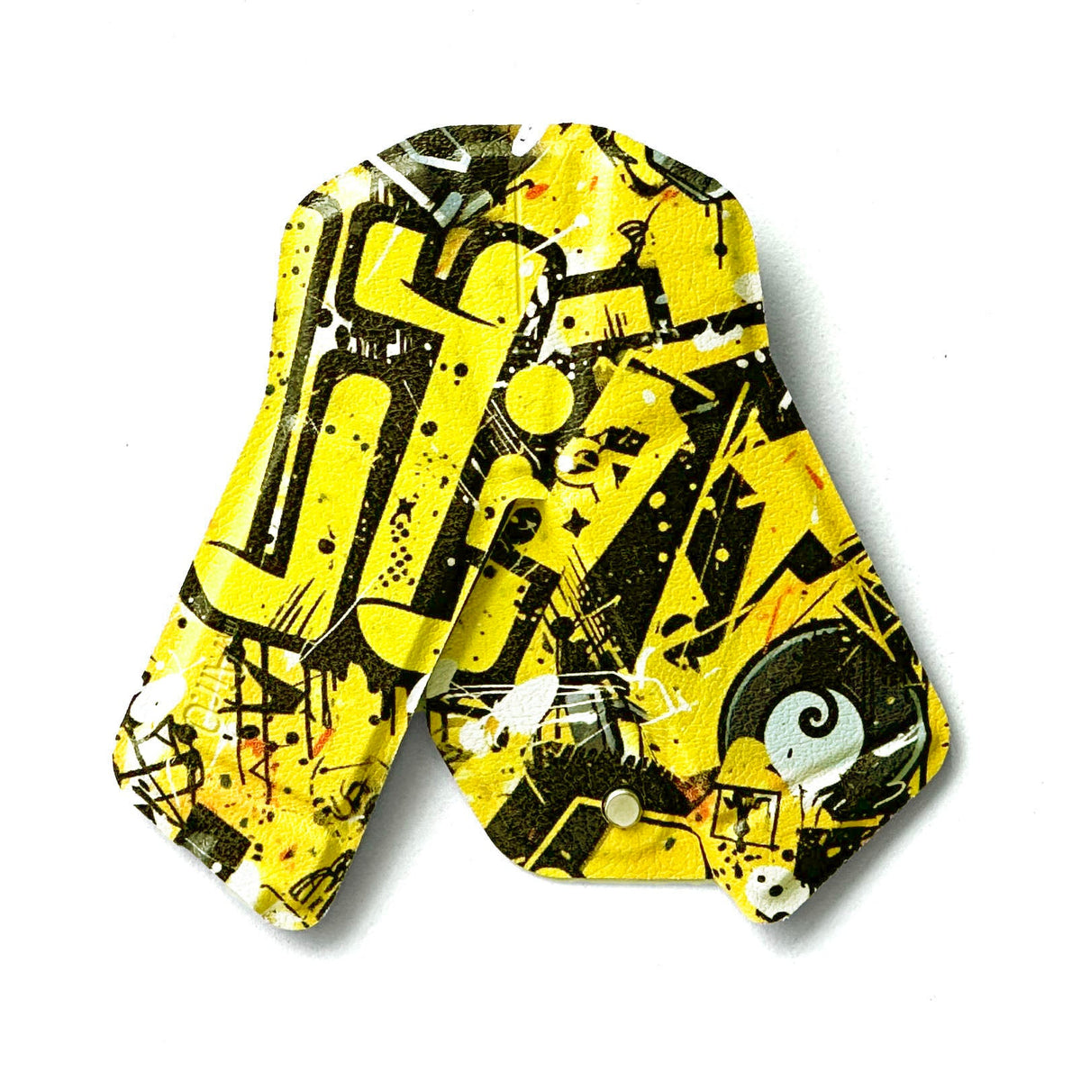 OrigamiMouse Street Code - mouse pieghevole wireless edizione artistica, vista frontale
