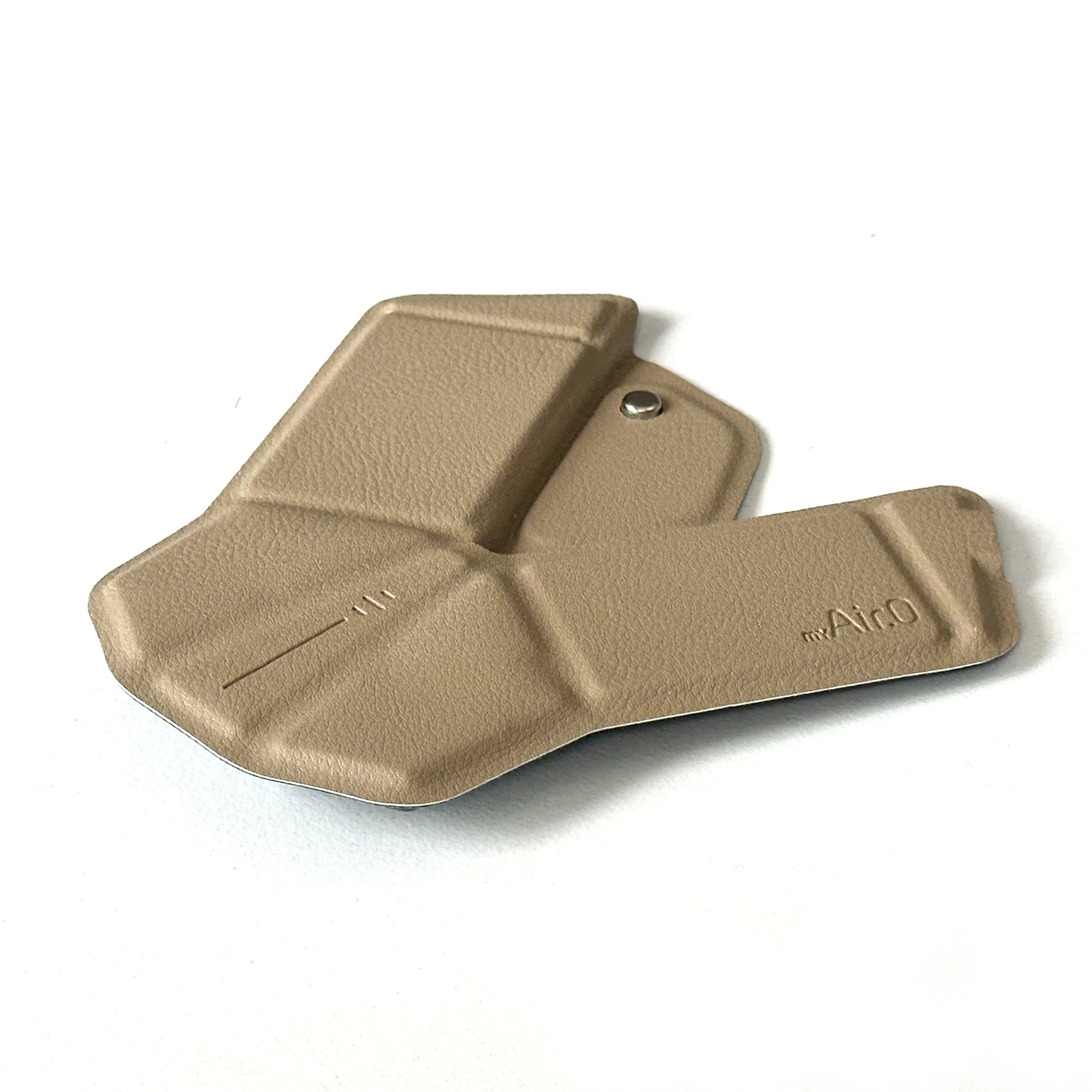 OrigamiMouse The Beige - mouse pieghevole wireless, vista frontale
