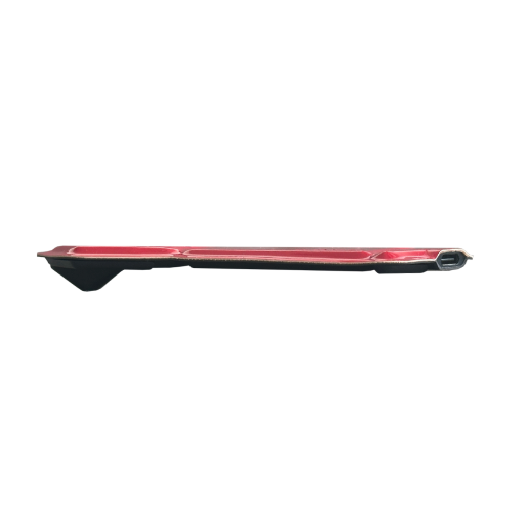 OrigamiMouse Vivid Red - mouse pieghevole wireless rosso acceso, vista frontale